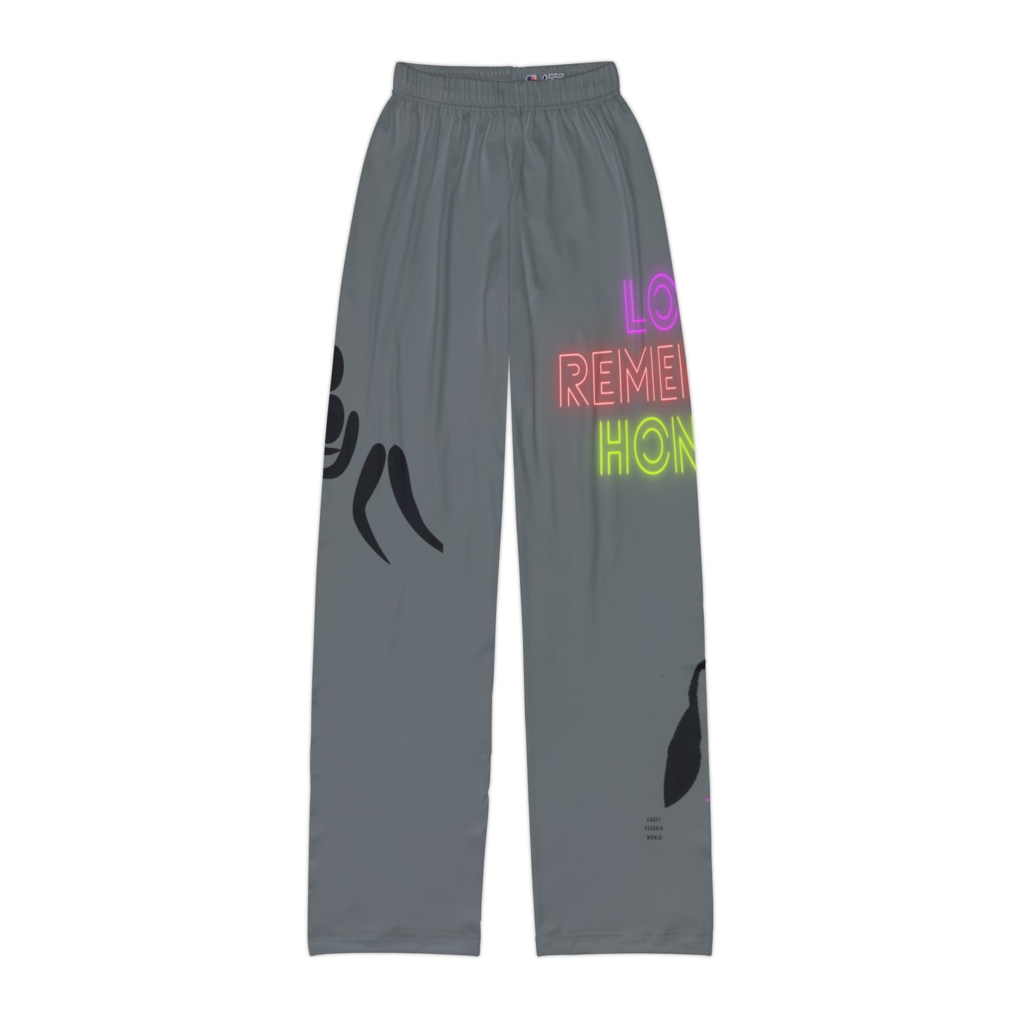 Kids Pajama Pants: Wrestling Dark Grey