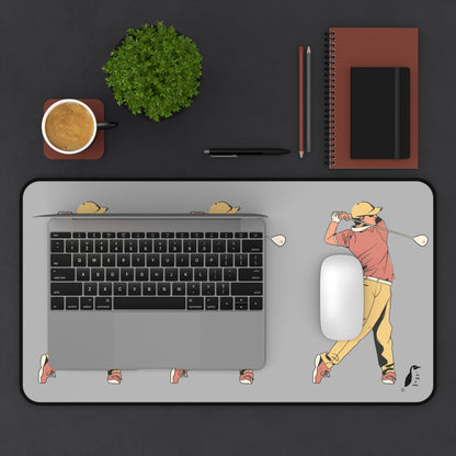 Desk Mat: Golf Lite Grey