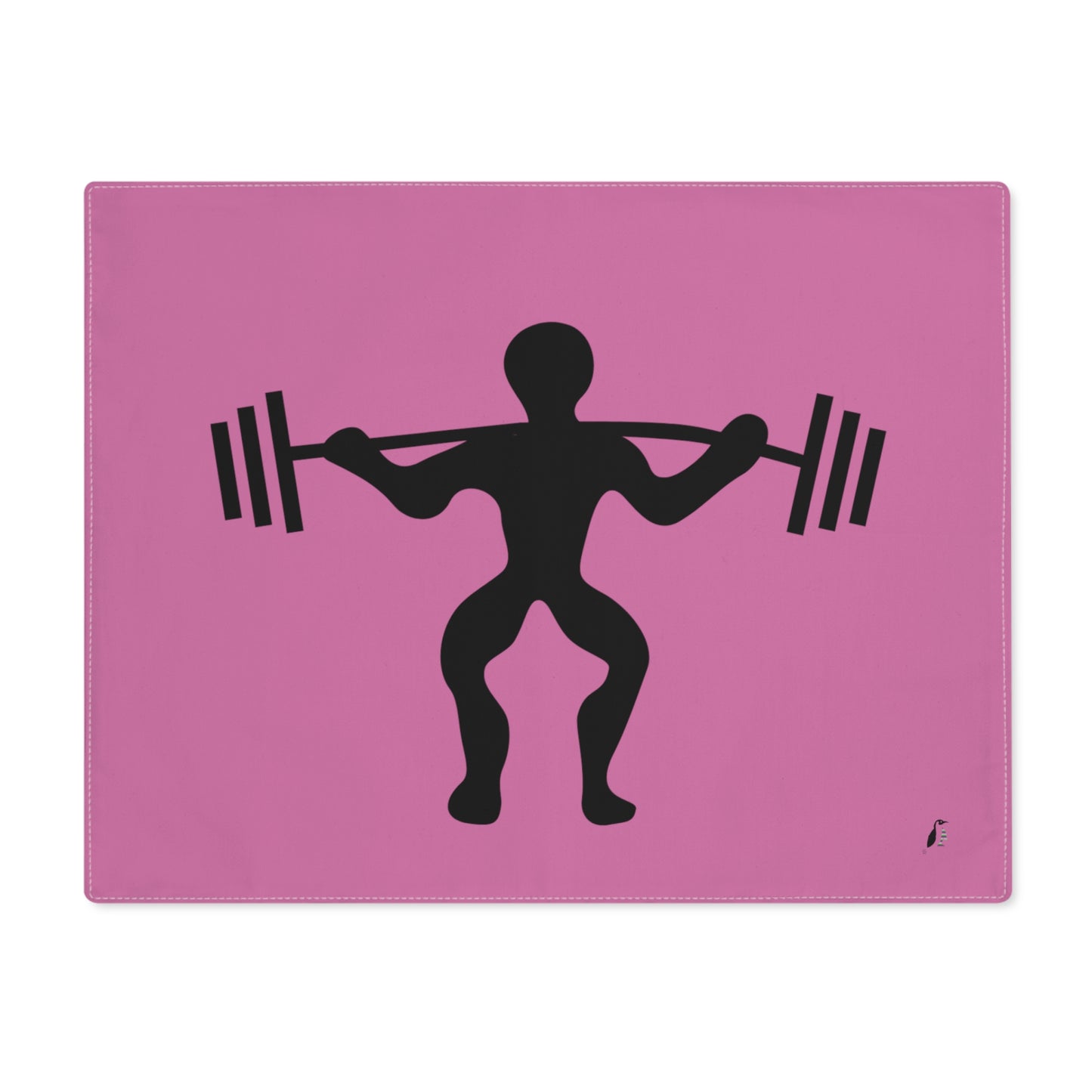 Placemat, 1pc: Weightlifting Lite Pink