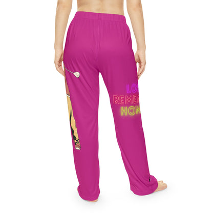 Women's Pajama Pants: Golf Pink