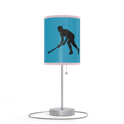 Lamp on a Stand, US|CA plug: Hockey Turquoise