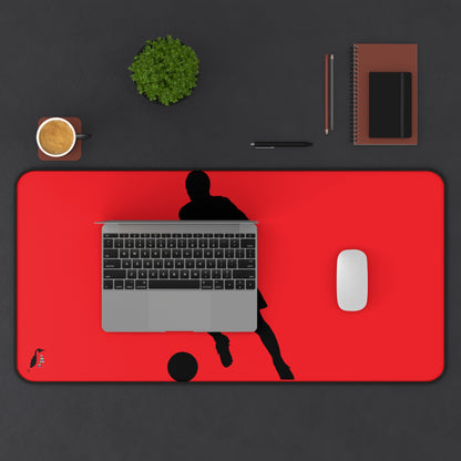 Desk Mat: Soccer Red