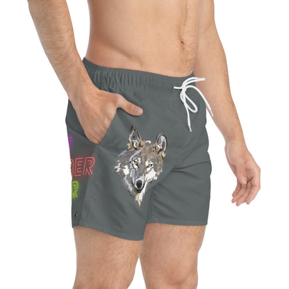 Swim Trunks: Wolves Dark Grey