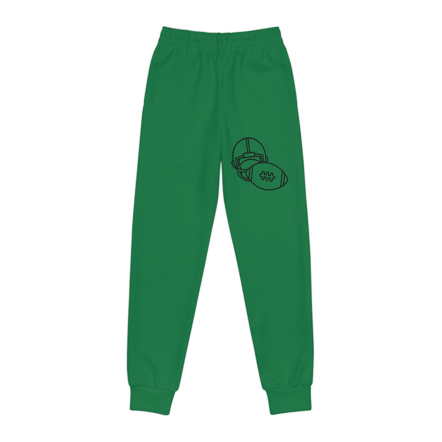 Youth Joggers: Football Dark Green