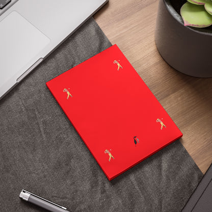 Post-it® Note Pads: Golf Red