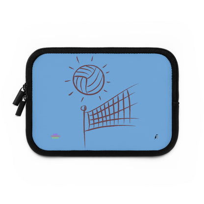 Laptop Sleeve: Volleyball Lite Blue