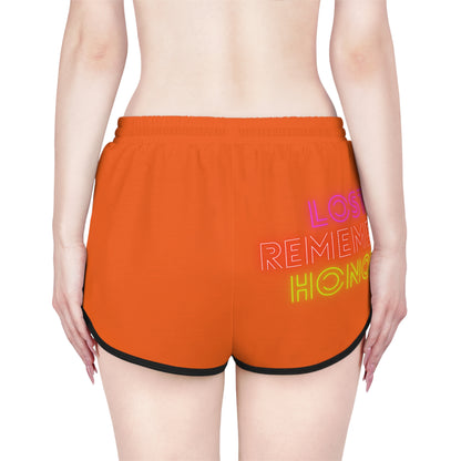 Women's Relaxed Shorts: Tennis Orange