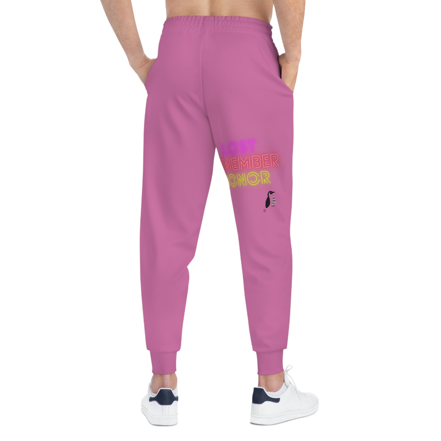 Athletic Joggers: Fight Cancer Lite Pink