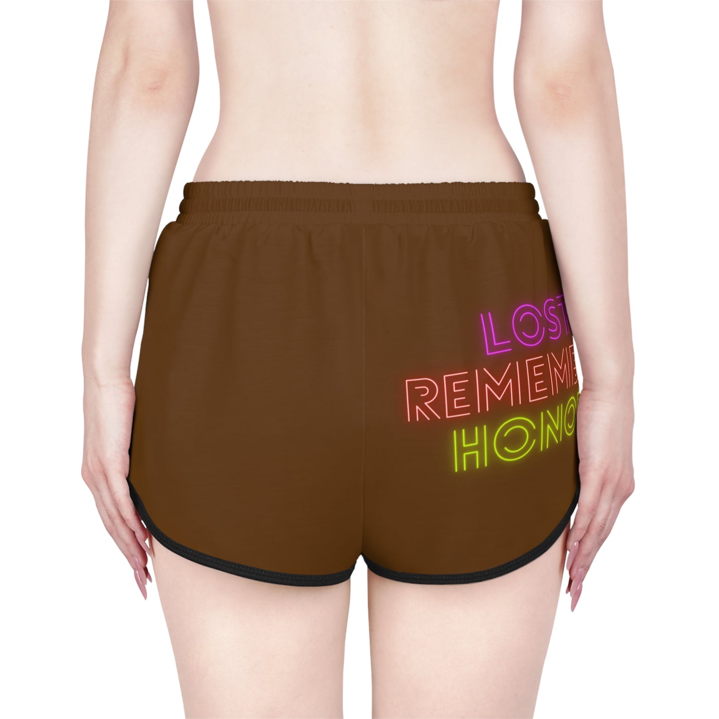 Women's Relaxed Shorts: Racing Brown