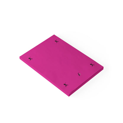 Post-it® Note Pads: Baseball Pink