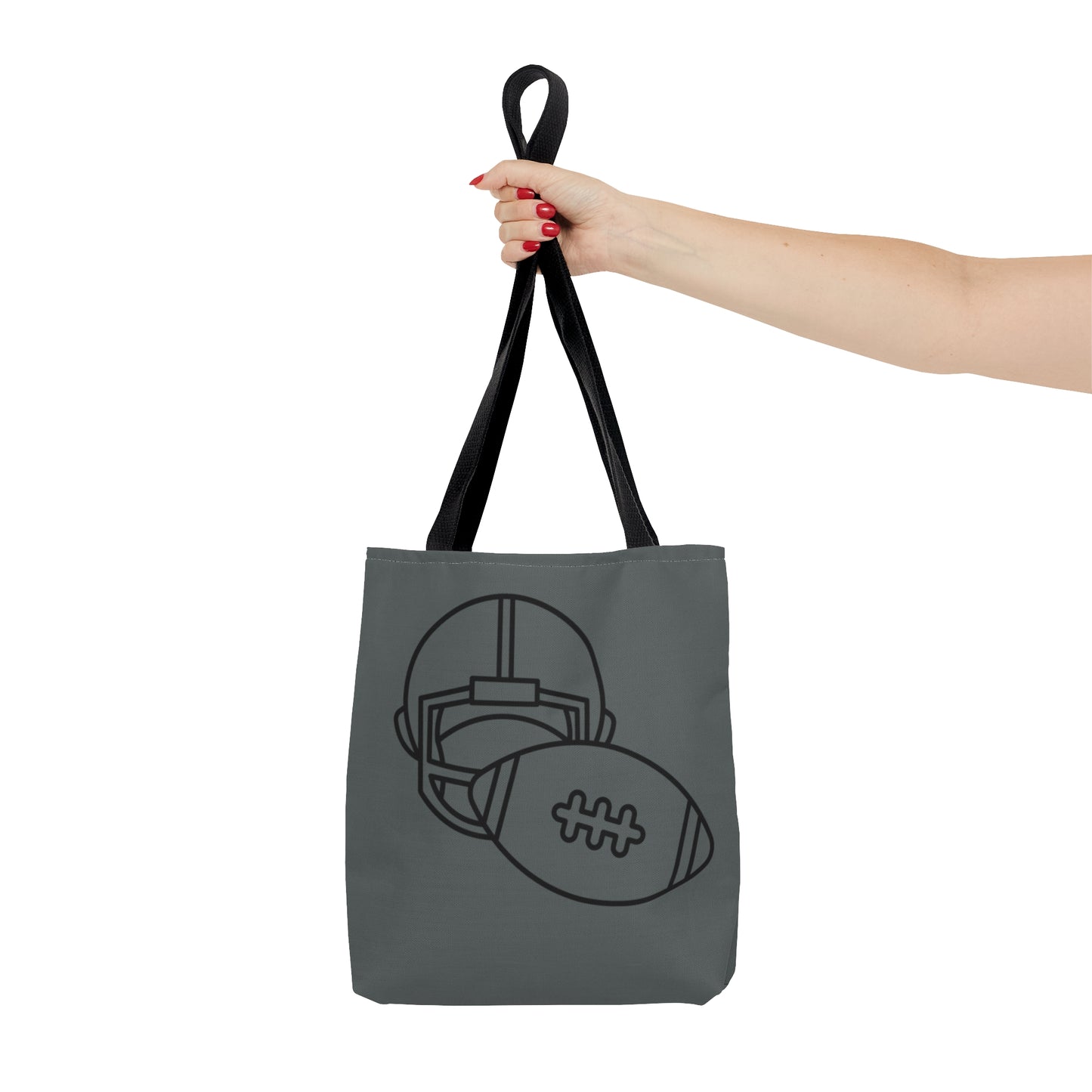 Tote Bag: Football Dark Grey