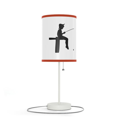 Lamp on a Stand, US|CA plug: Fishing White 