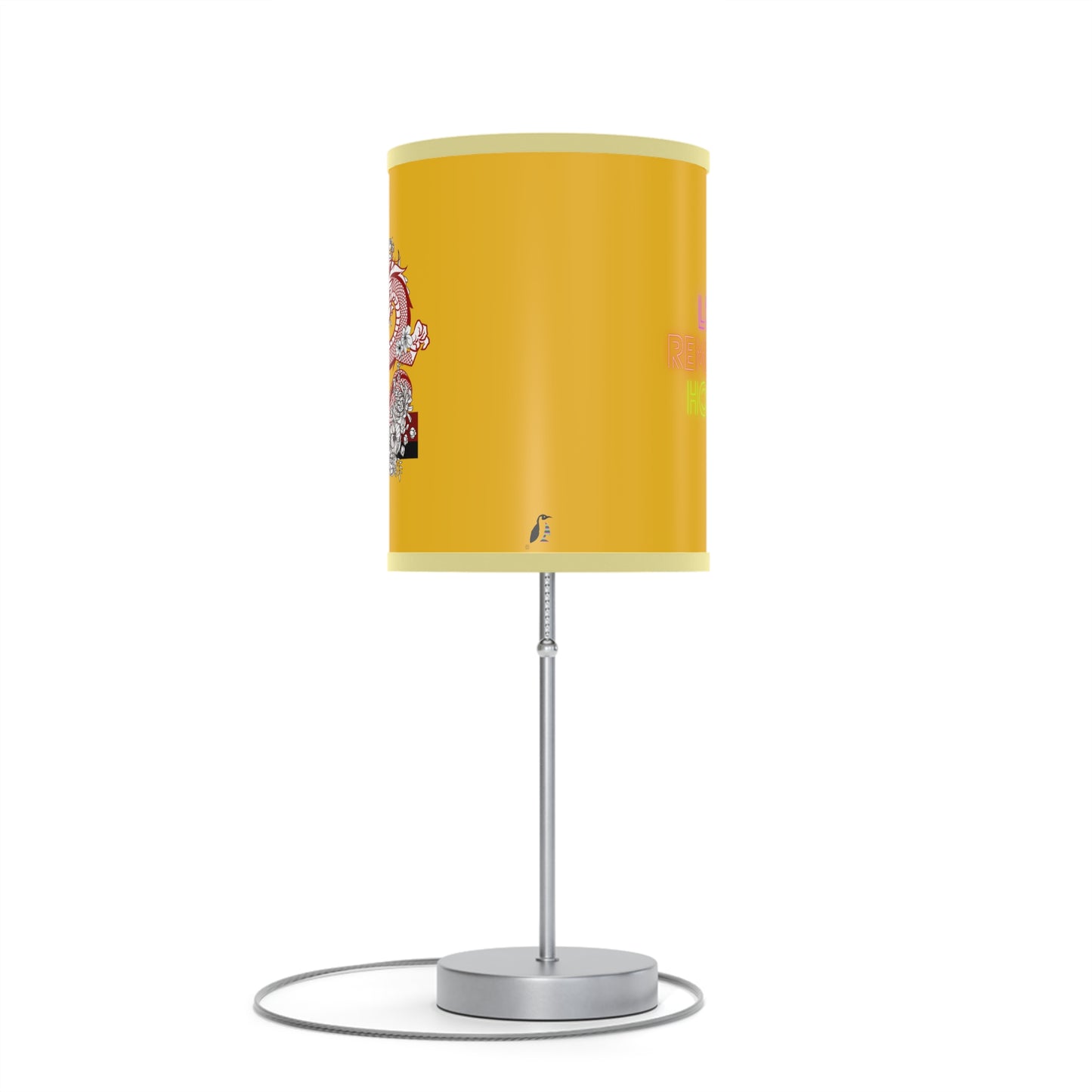 Lamp on a Stand, US|CA plug: Dragons Yellow