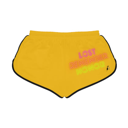 Women's Relaxed Shorts: Volleyball Yellow