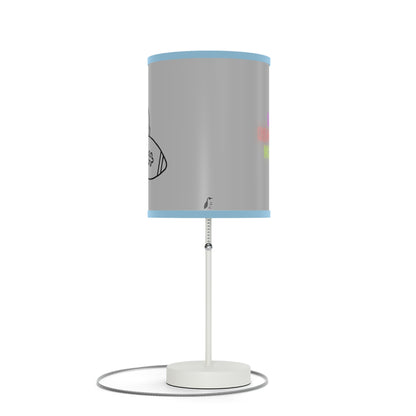 Lamp on a Stand, US|CA plug: Football Lite Grey