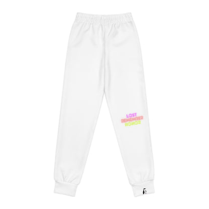 Youth Joggers: Football White