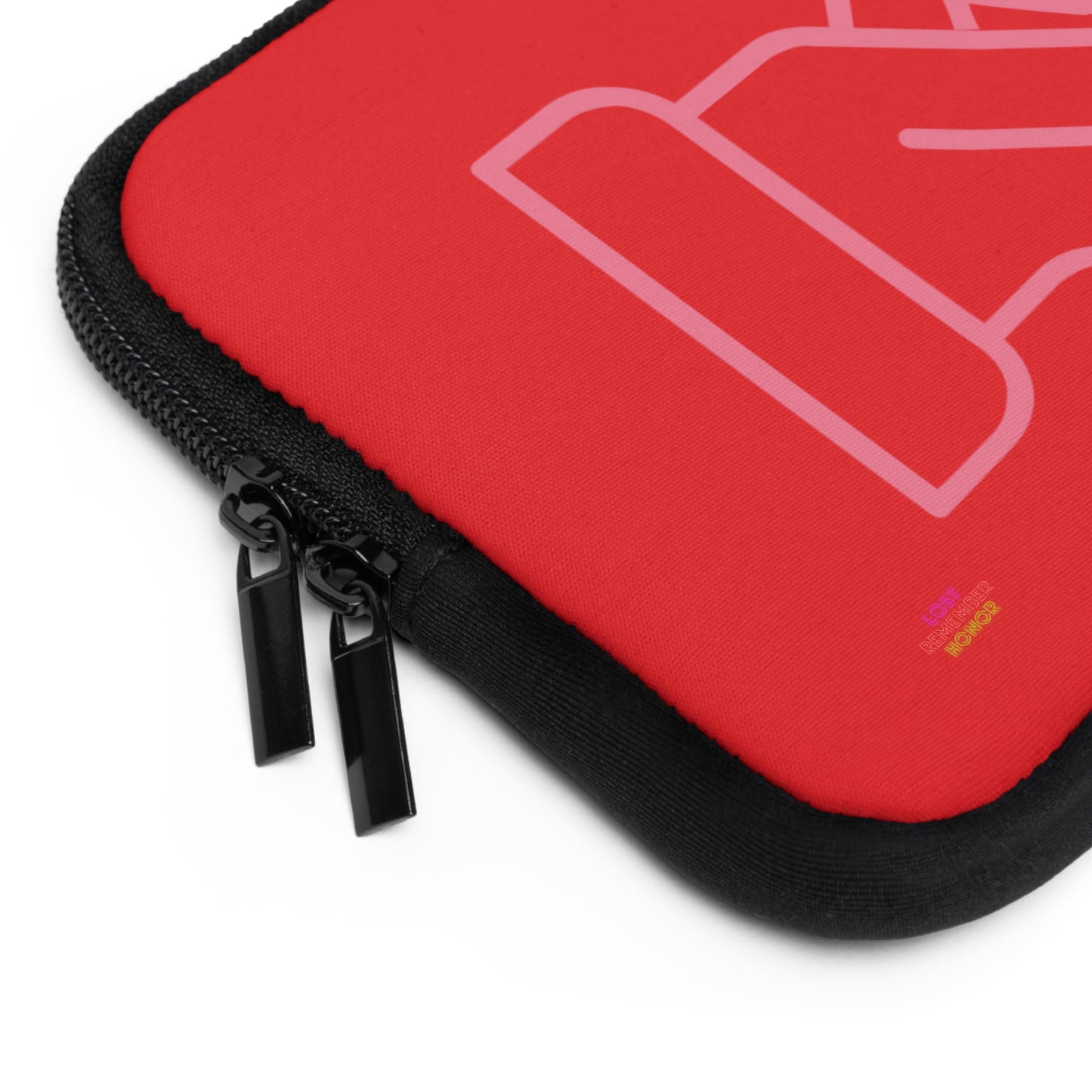 Laptop Sleeve: Fight Cancer Red