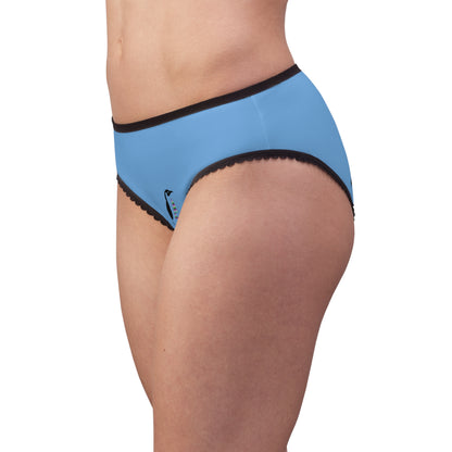 Women's Briefs: Wrestling Lite Blue