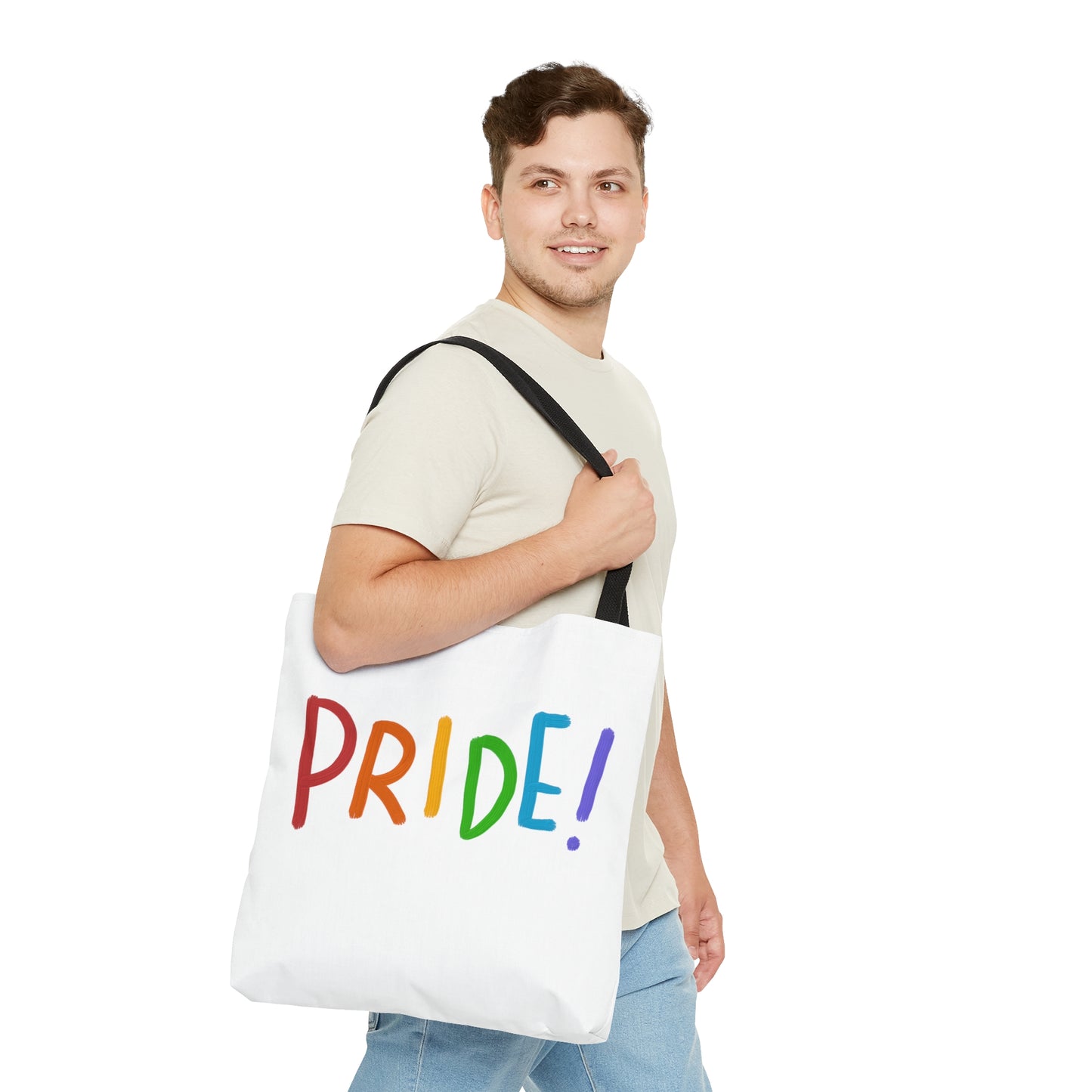 Tote Bag: LGBTQ Pride White