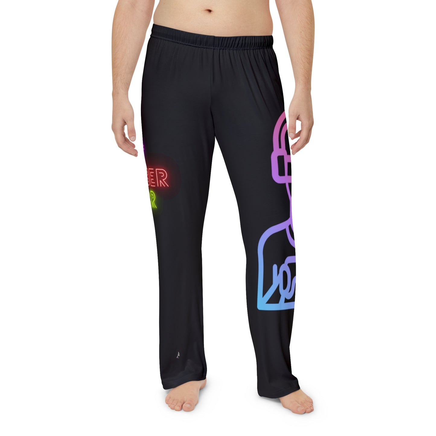 Men's Pajama Pants: Gaming Black