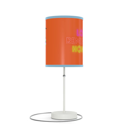 Lamp on a Stand, US|CA plug: Crazy Penguin World Logo Orange