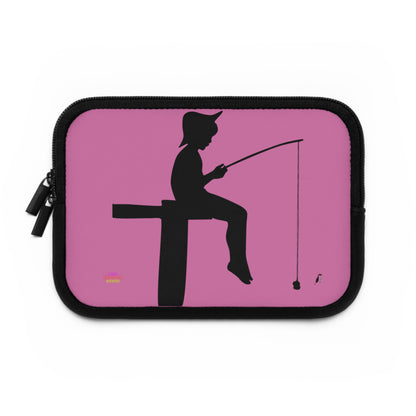 Laptop Sleeve: Fishing Lite Pink