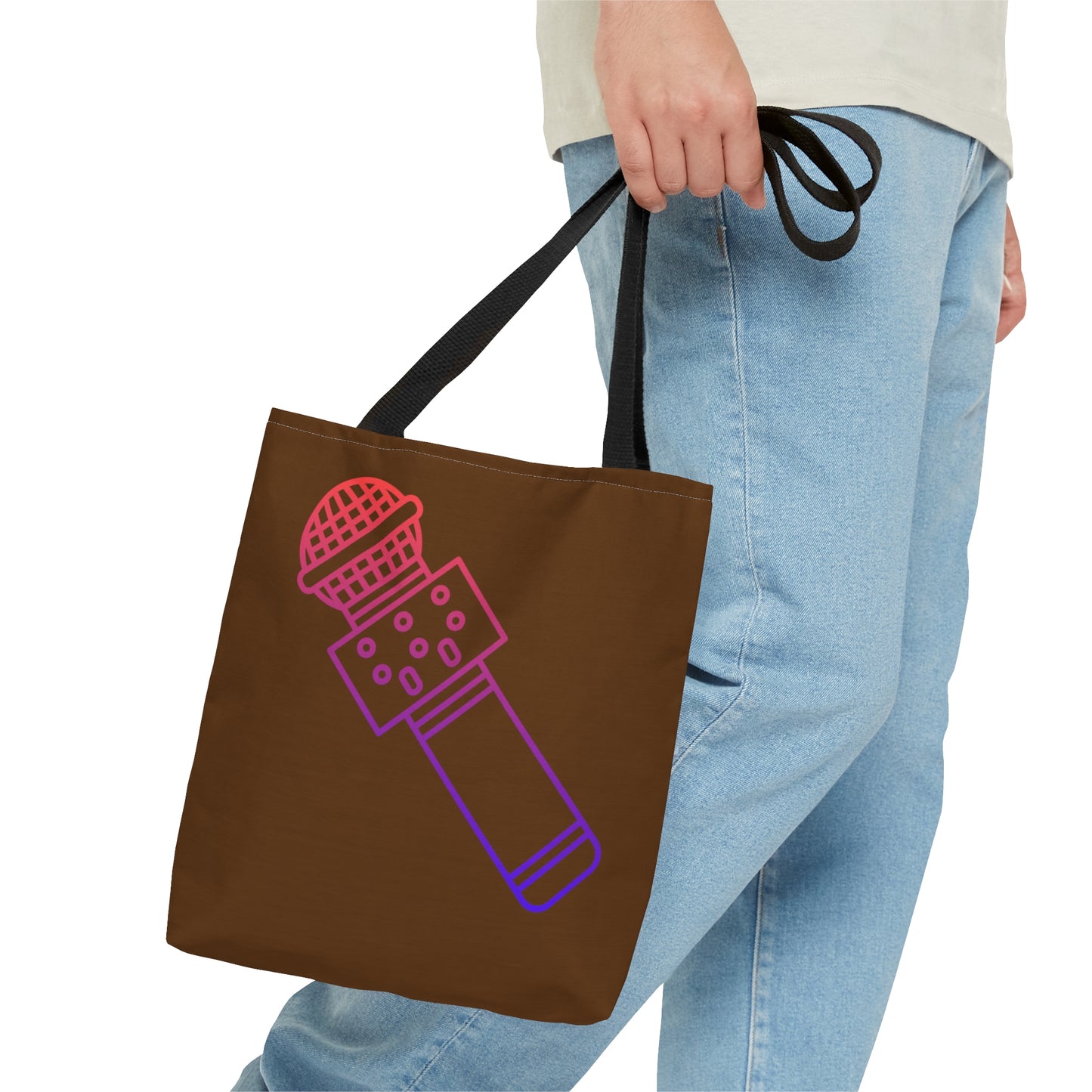 Tote Bag: Music Brown