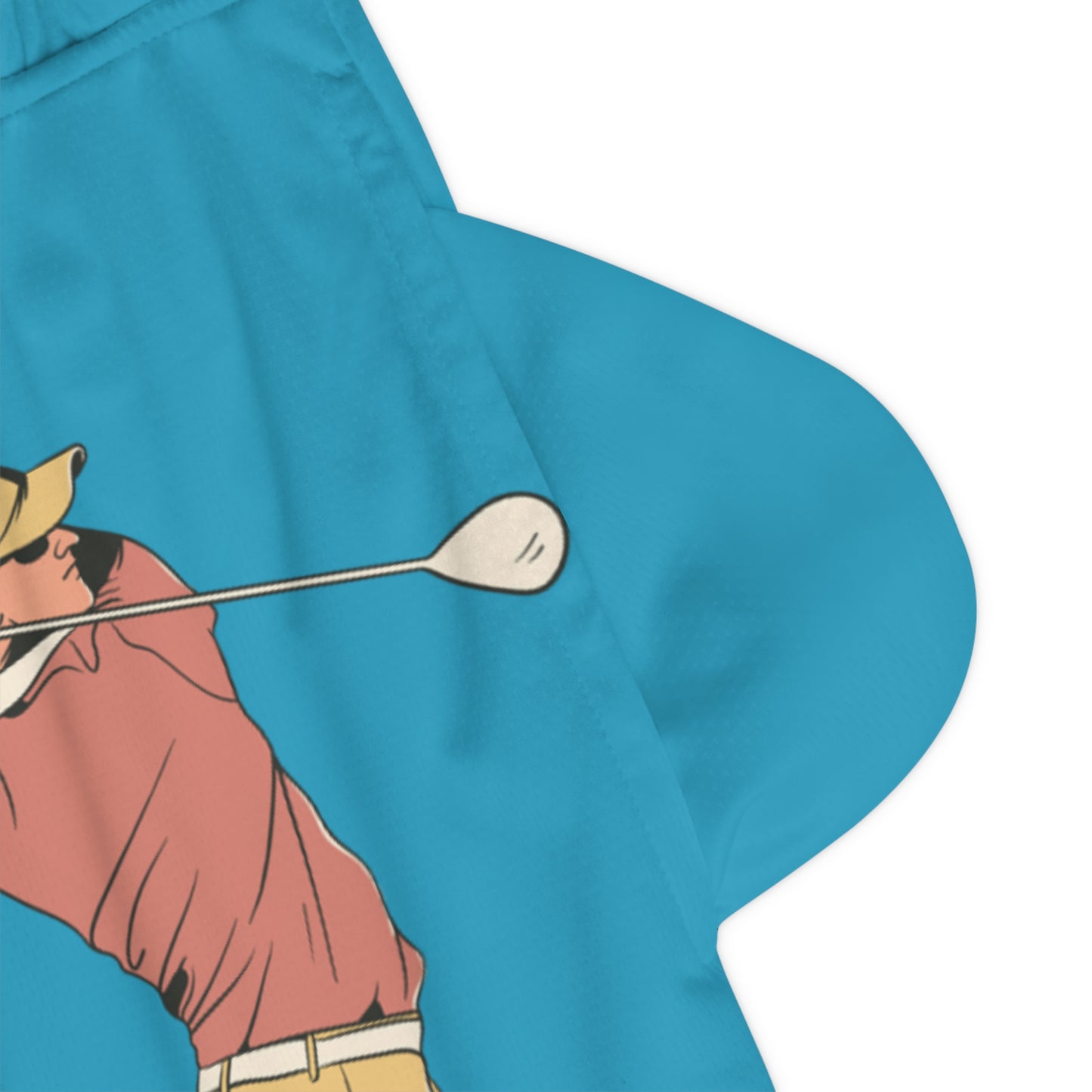 Basketball Rib Shorts: Golf Turquoise