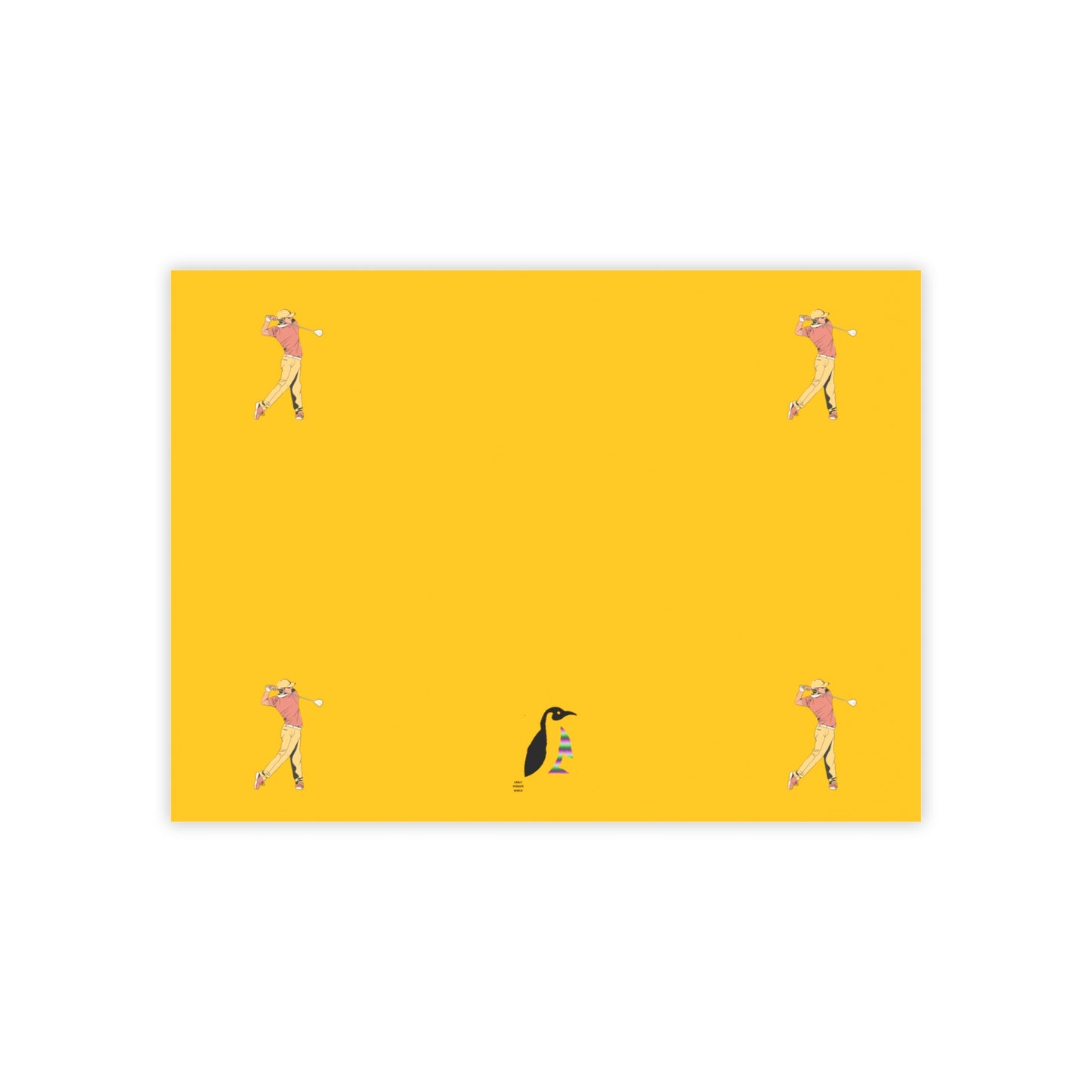 Post-it® Note Pads: Golf Yellow