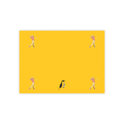 Post-it® Note Pads: Golf Yellow