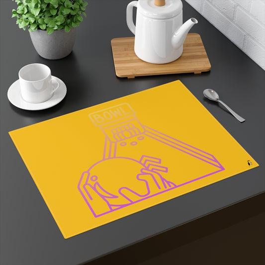 Placemat, 1pc: Bowling Yellow