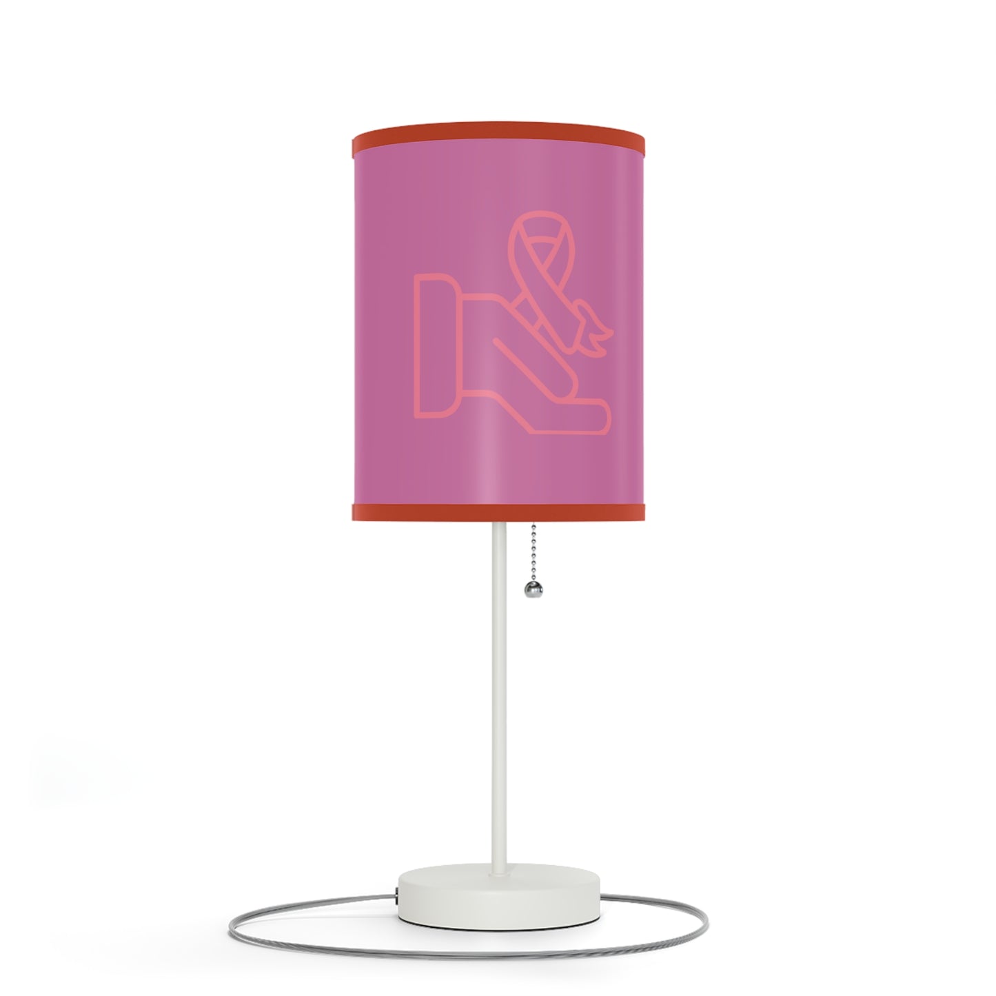 Lamp on a Stand, US|CA plug: Fight Cancer Lite Pink