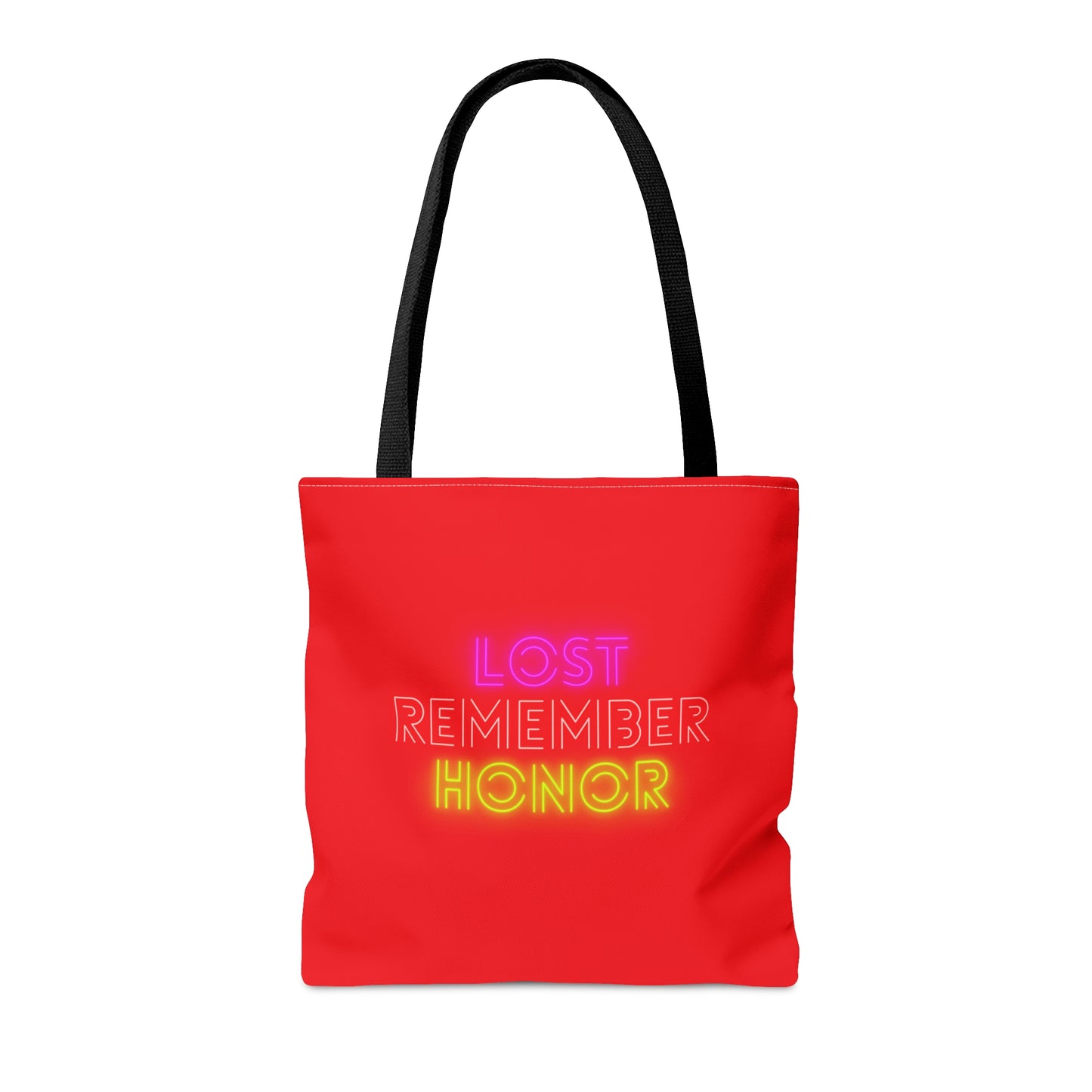 Tote Bag: Crazy Penguin World Logo Red