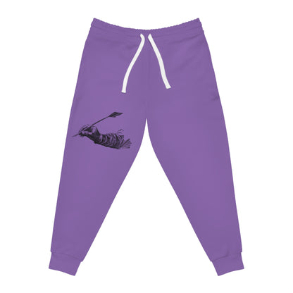 Athletic Joggers: Writing Lite Purple