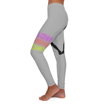 Women's Spandex Leggings: Basketball Lite Grey