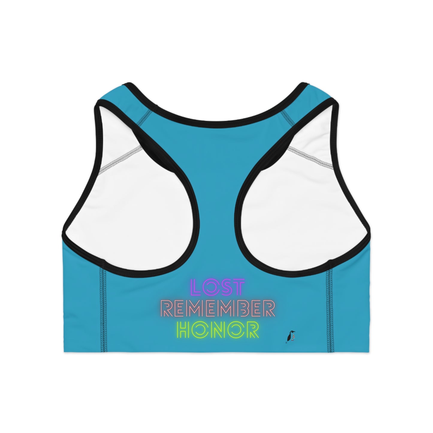 Sports Bra: Volleyball Turquoise