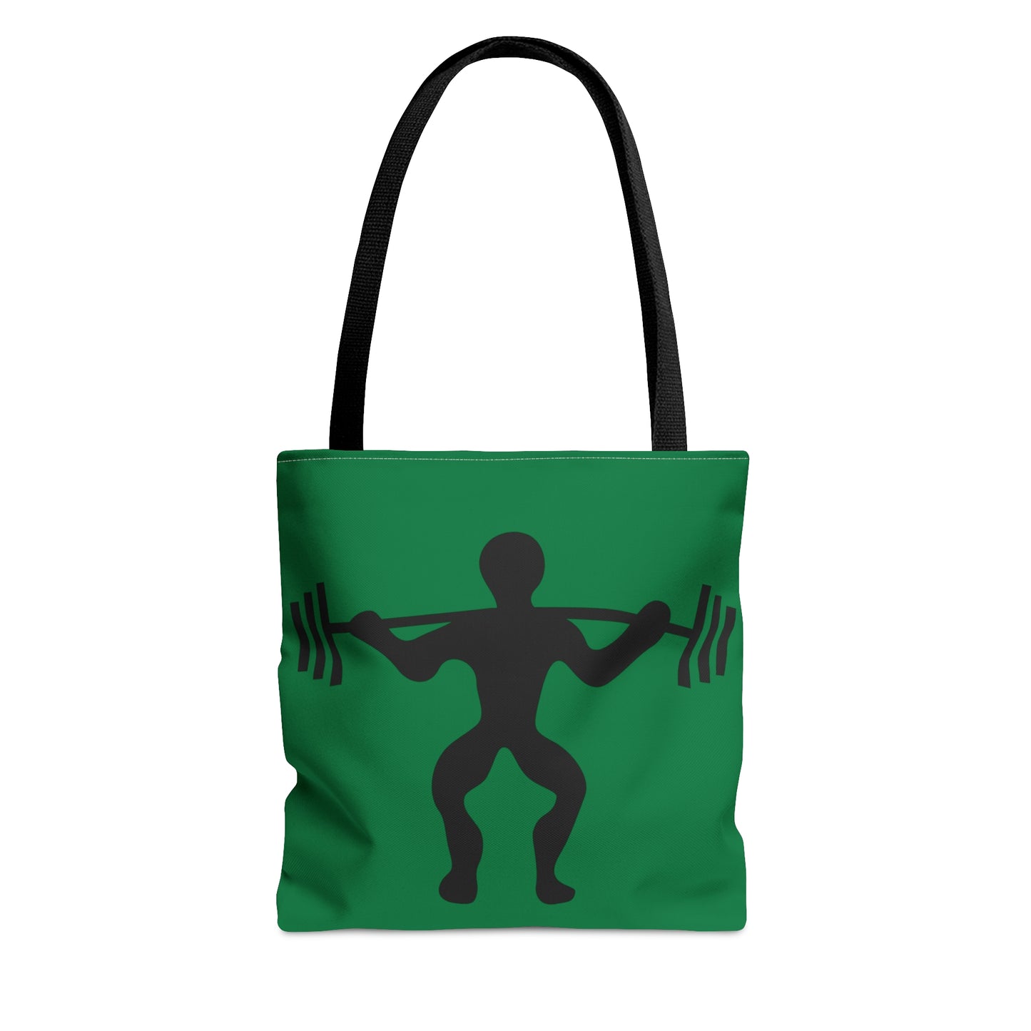 Tote Bag: Weightlifting Dark Green