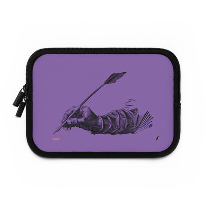 Laptop Sleeve: Writing Lite Purple