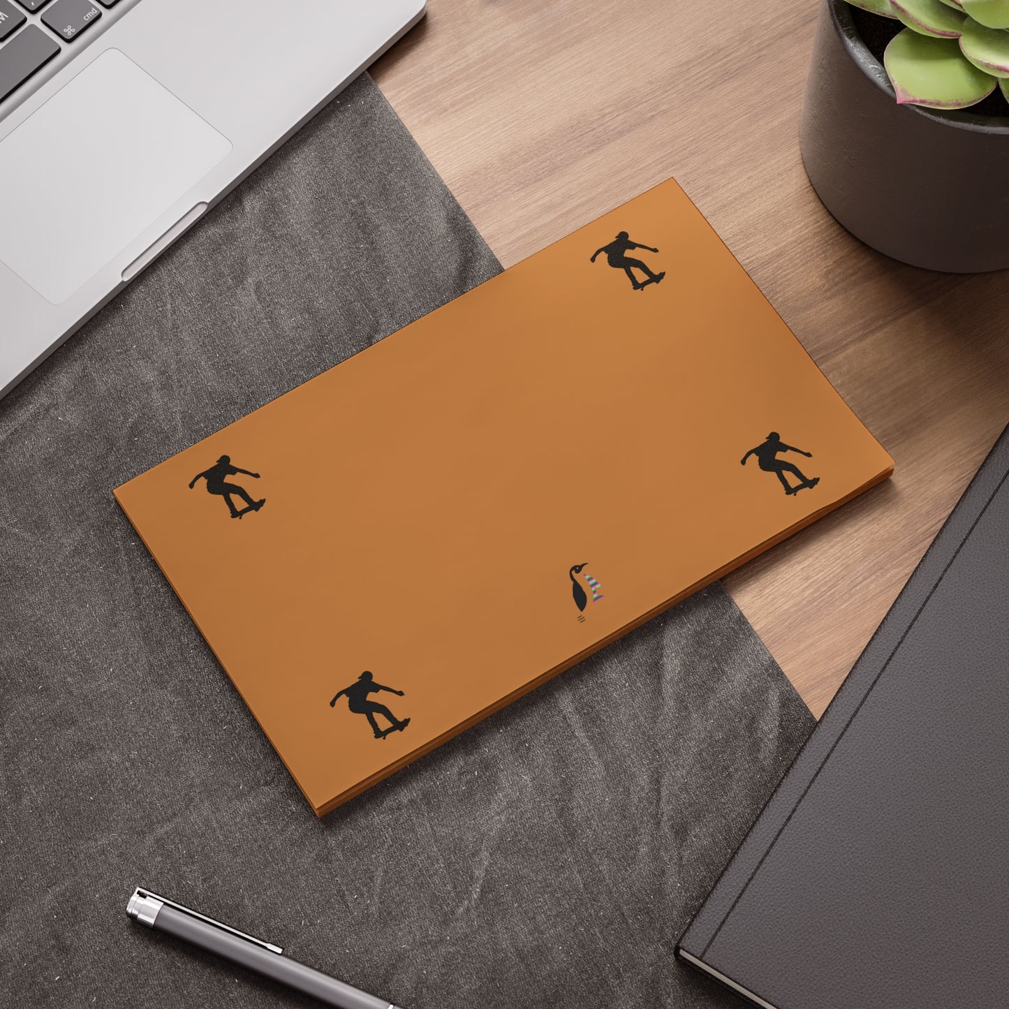 Post-it® Note Pads: Skateboarding Lite Brown