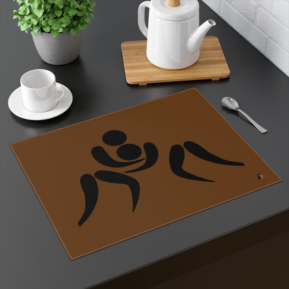 Placemat, 1pc: Wrestling Brown