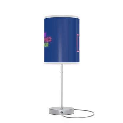 Lamp on a Stand, US|CA plug: Fight Cancer Dark Blue