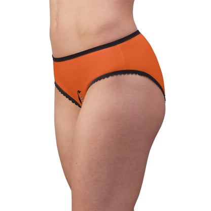 Women's Briefs: Music Orange