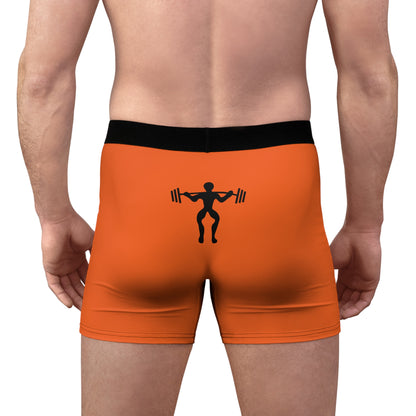 Men's Boxer Briefs: Weightlifting Orange