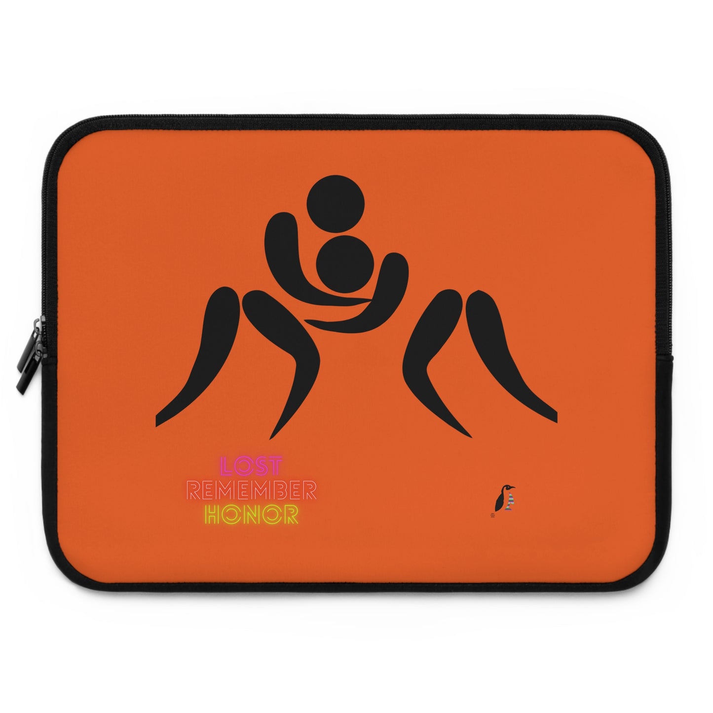 Laptop Sleeve: Wrestling Orange