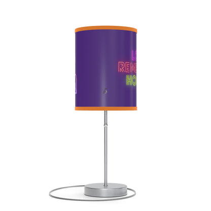 Lamp on a Stand, US|CA plug: Gaming Purple 