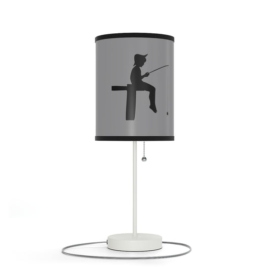 Lamp on a Stand, US|CA plug: Fishing Grey