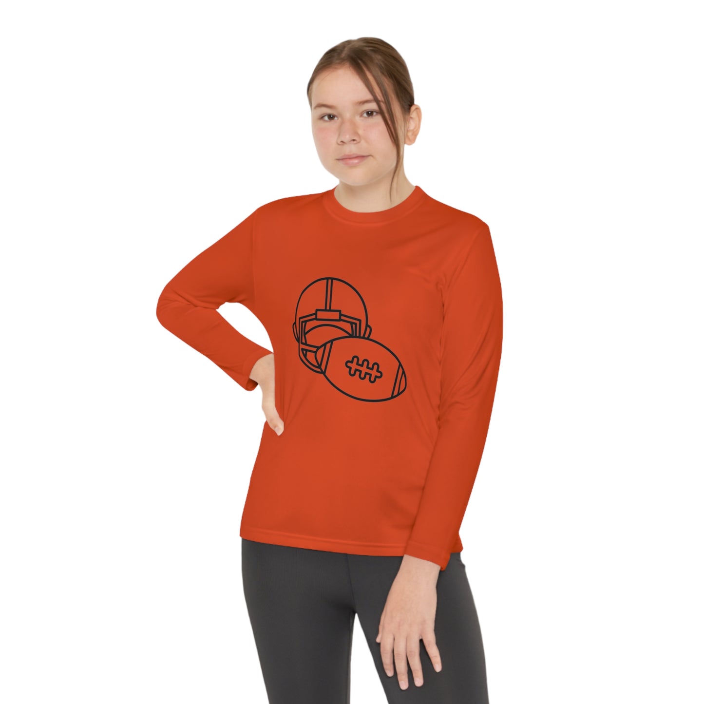 Youth Long Sleeve Competitor Tee: Football