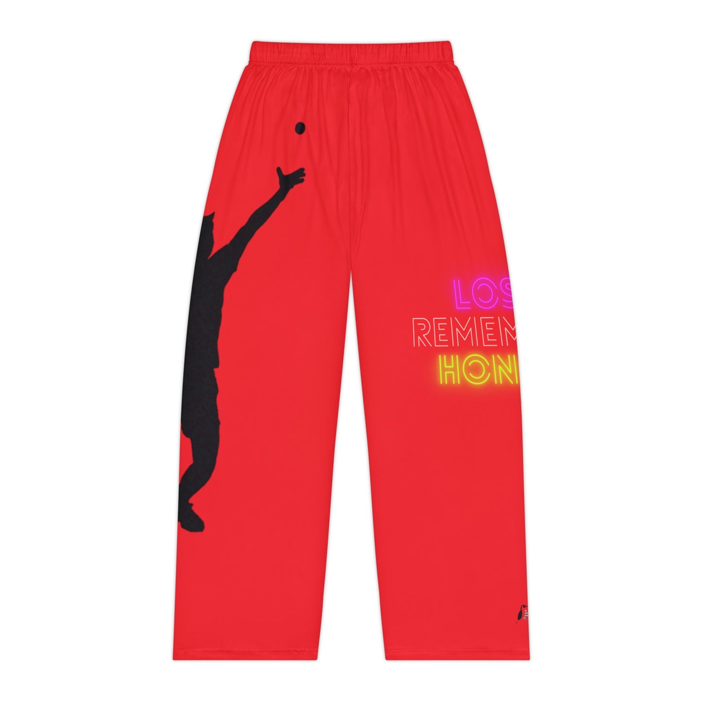 Pambabaeng Pajama Pants: Tennis Red 