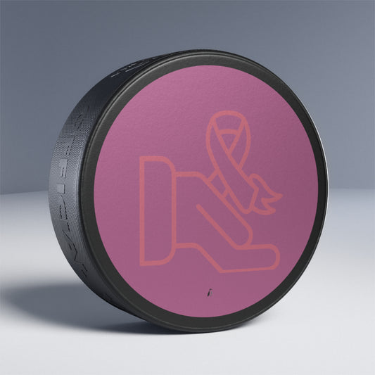 Hockey Puck: Fight Cancer Lite Pink