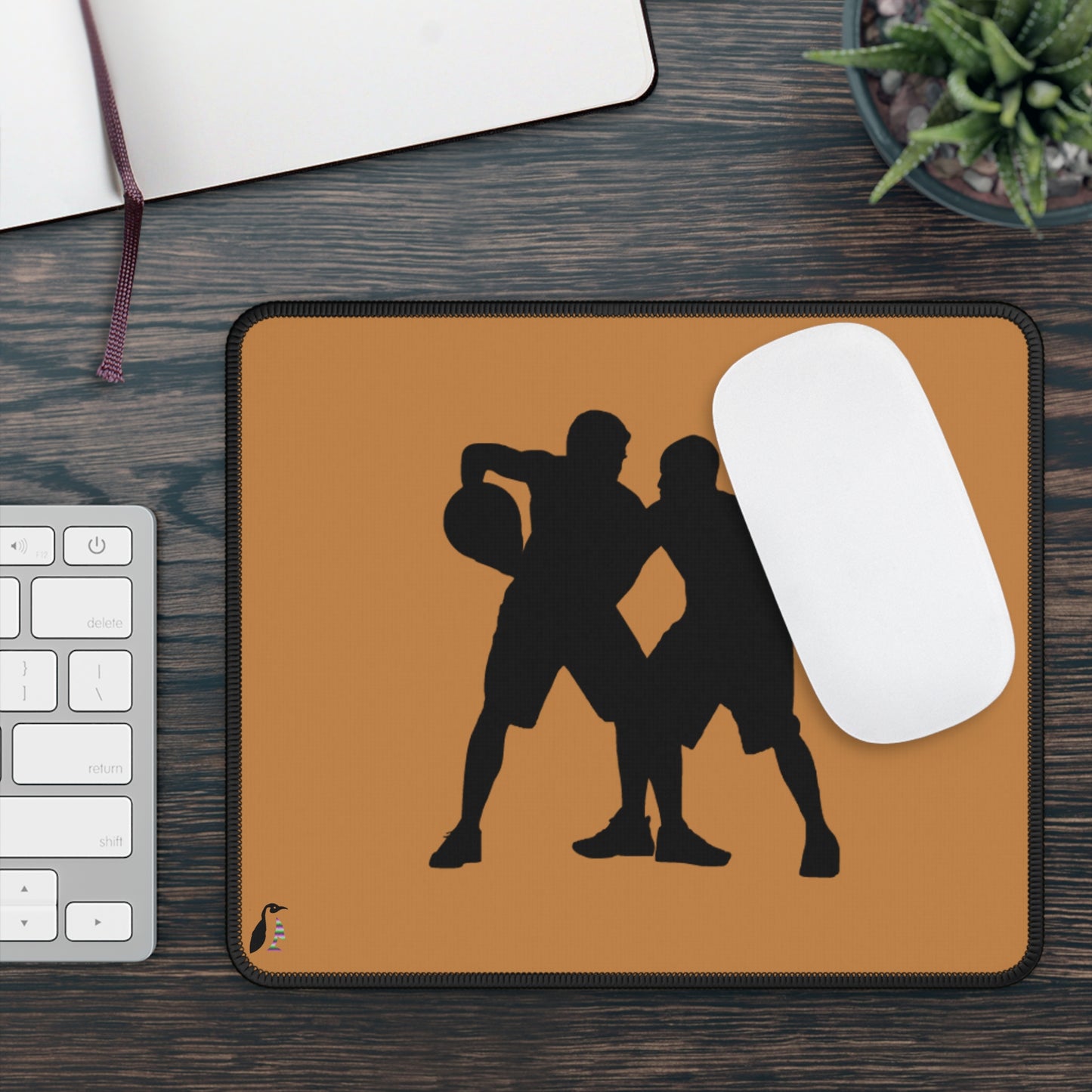 Gaming Mouse Pad: Basketball Lite Brown